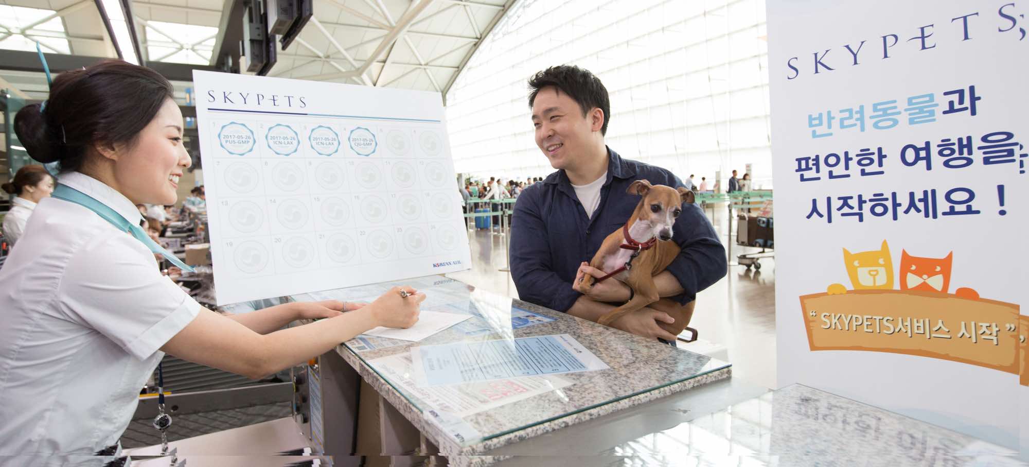 korean air travel with pet